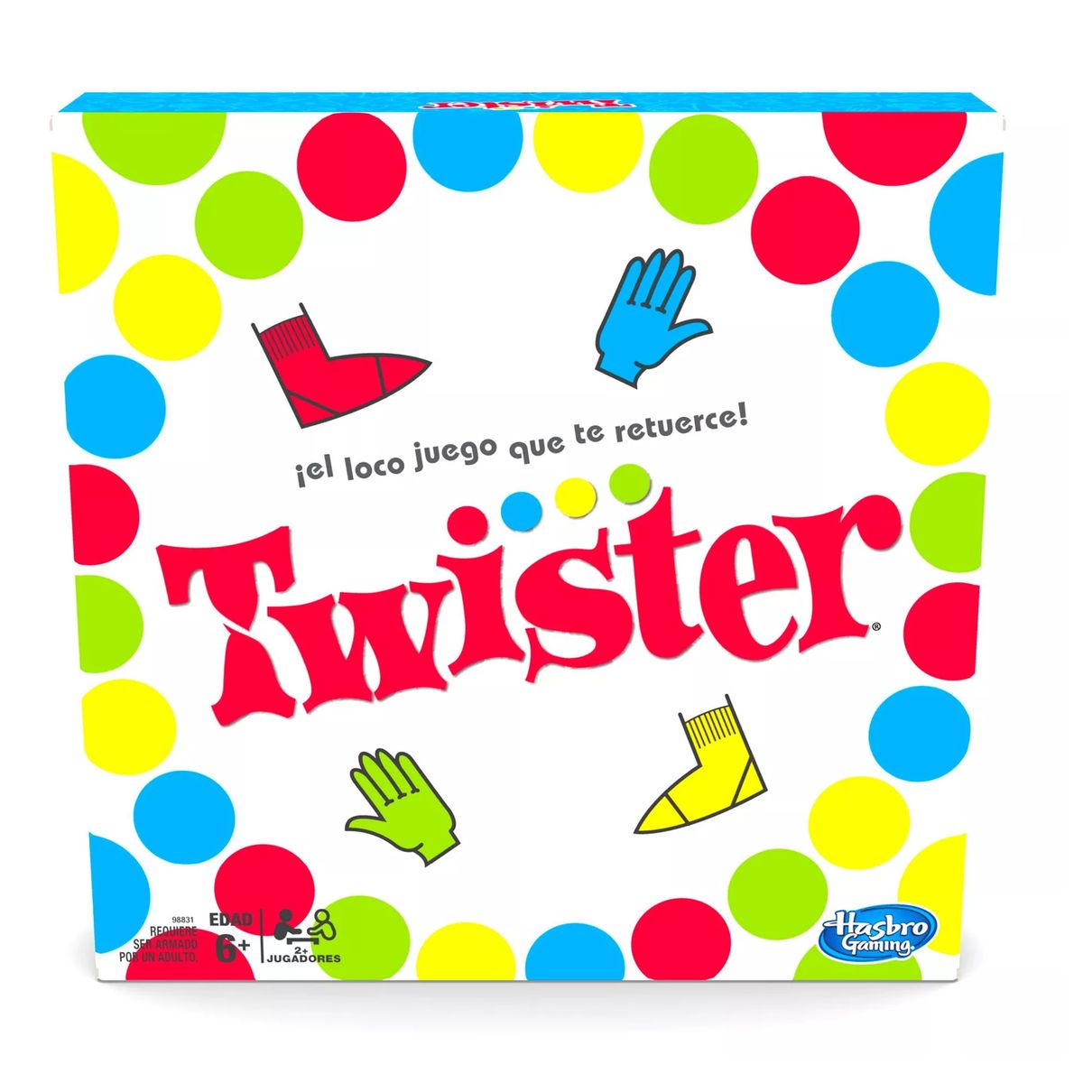 HASBRO GAMING - Juego De Mesa Twister Hasbro Gaming Original Familiar