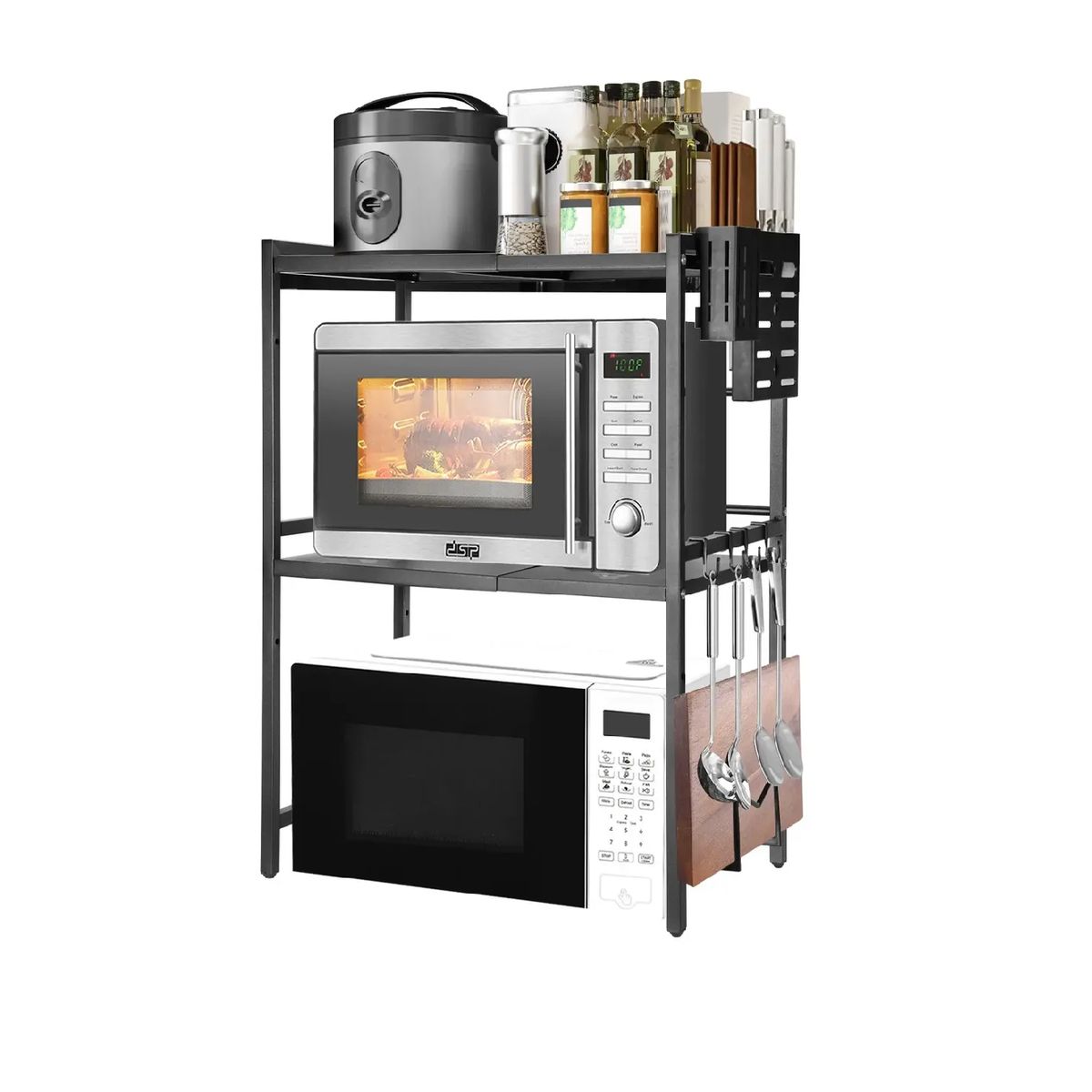 GENERICO - Estante Repisa Extensible Horno Microondas 3 Niveles Cocina