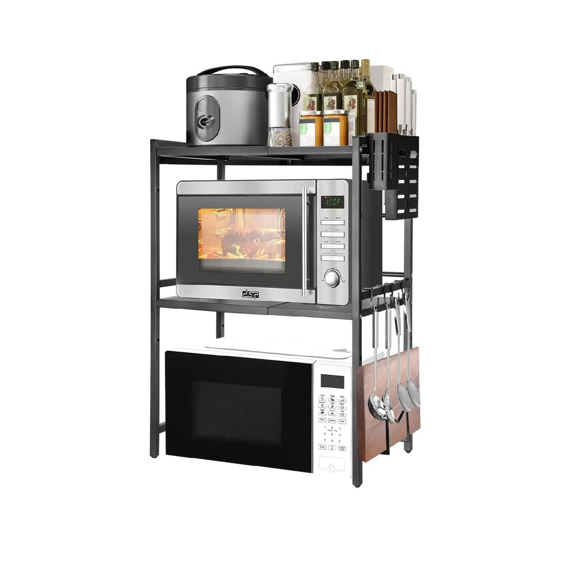GENERICO - Estante Repisa Extensible Horno Microondas 3 Niveles Cocina