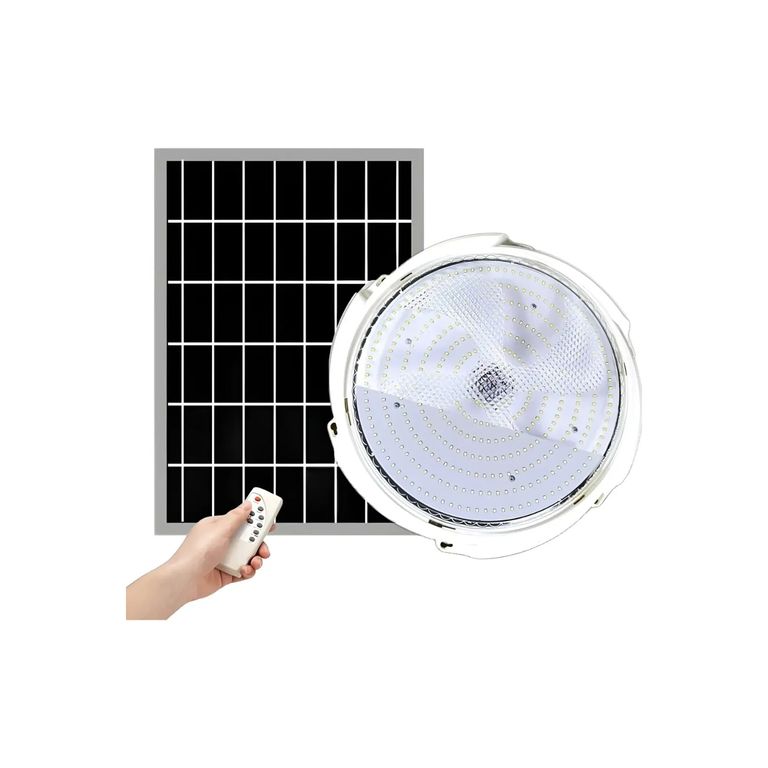 GENERICO Foco Solar LED Exterior 500W IP67 con Panel Solar y Control ...