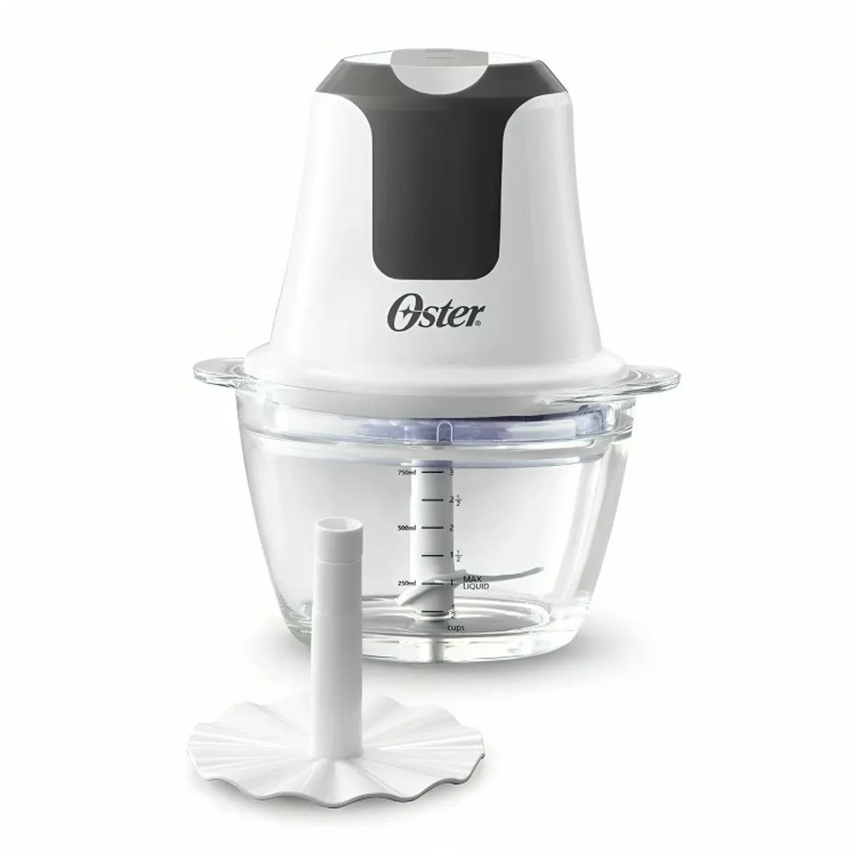 OSTER - Mini Picadora Oster®   250 W 3 Tazas con Bowl de Vidrio FPSTFP3340