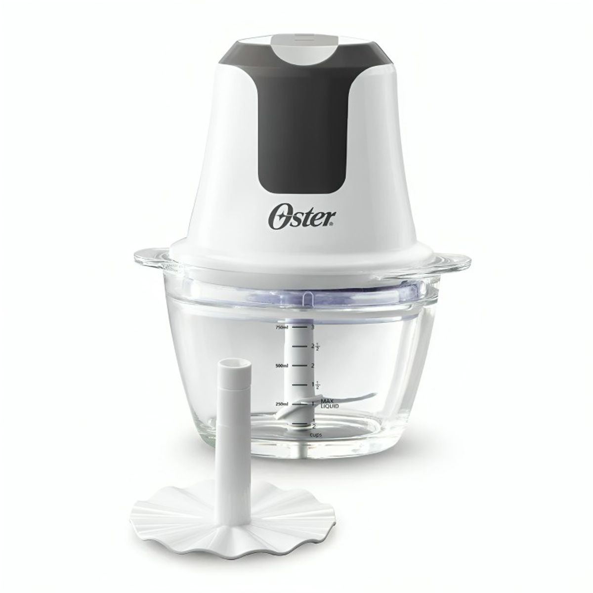 OSTER - Mini Picadora Oster®   250 W 3 Tazas con Bowl de Vidrio FPSTFP3340
