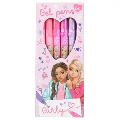 DEPESCHE - Set Bolígrafos De Gel Girly Topmodel