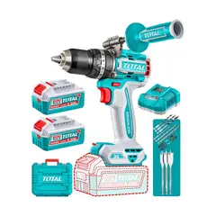 TOTAL TOOLS - Taladro Percutor Inalambrico 20V 95Nm Brushless 13mm TOTAL