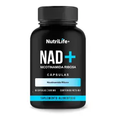 EMETRES - Nad+ Nicotinamida Ribosa Suplemento Nutrilife+ Antienvejecimiento