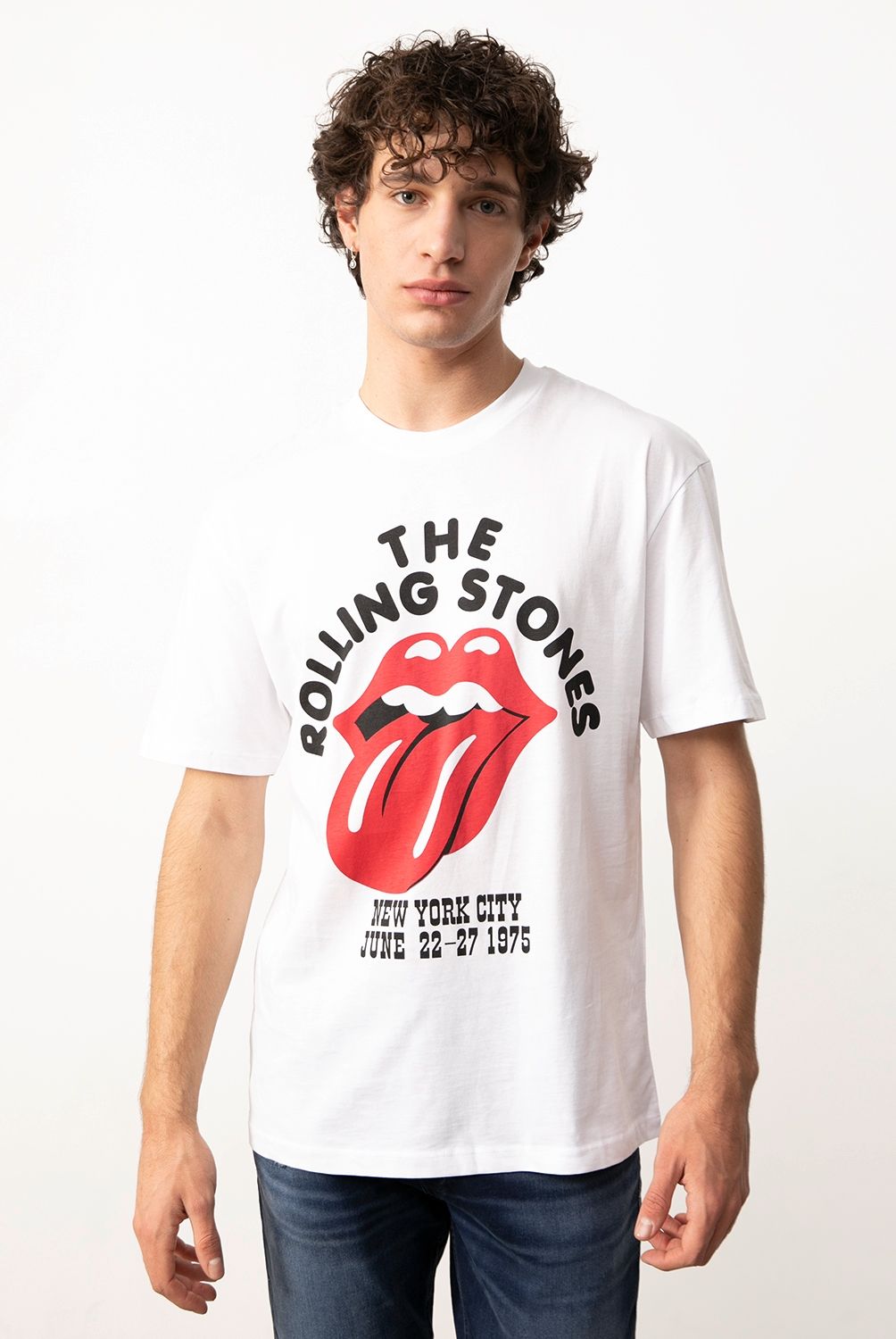 JACK&JONES - Polera Licencia Rolling Stones