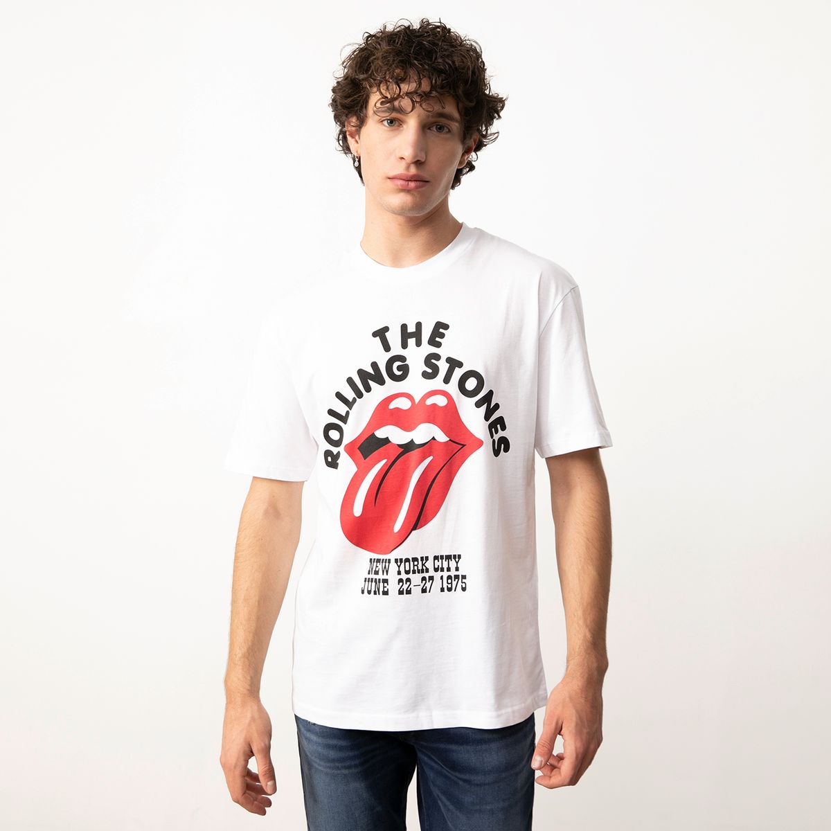 JACK&JONES - Polera Licencia Rolling Stones