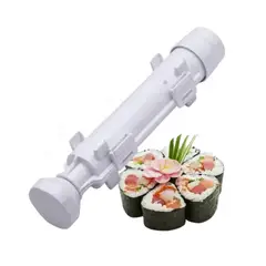 GENERICO - SUSHI MAKER MAKI BAZOOKA MOLDE PLASTICO BLANCO FACIL
