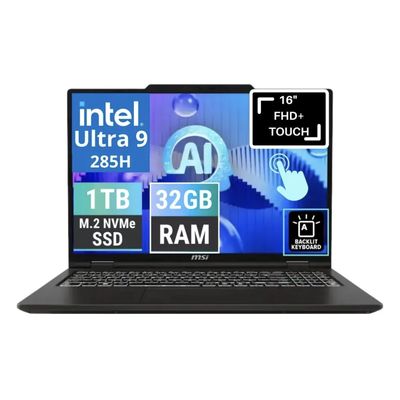 Msi Venture 16 Ai 2026 U9 285H 1Tb/32Gb Touch Solid Gray