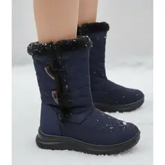 NSCOMPANY - Botines Impermeables Con Chiporro Botas de dama Invierno F1625 2-2