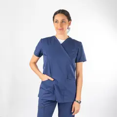 PAOLA TALA - Blusa Clínica Área Médica Mujer Entallada - Modelo Ale