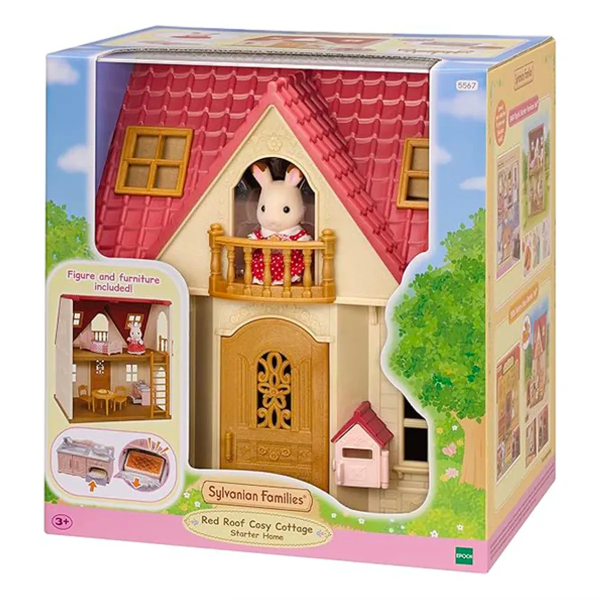 SYLVANIAN FAMILIES - Sylvanian Families 5567 Casa Red Roof Cosy Cottage Juguete