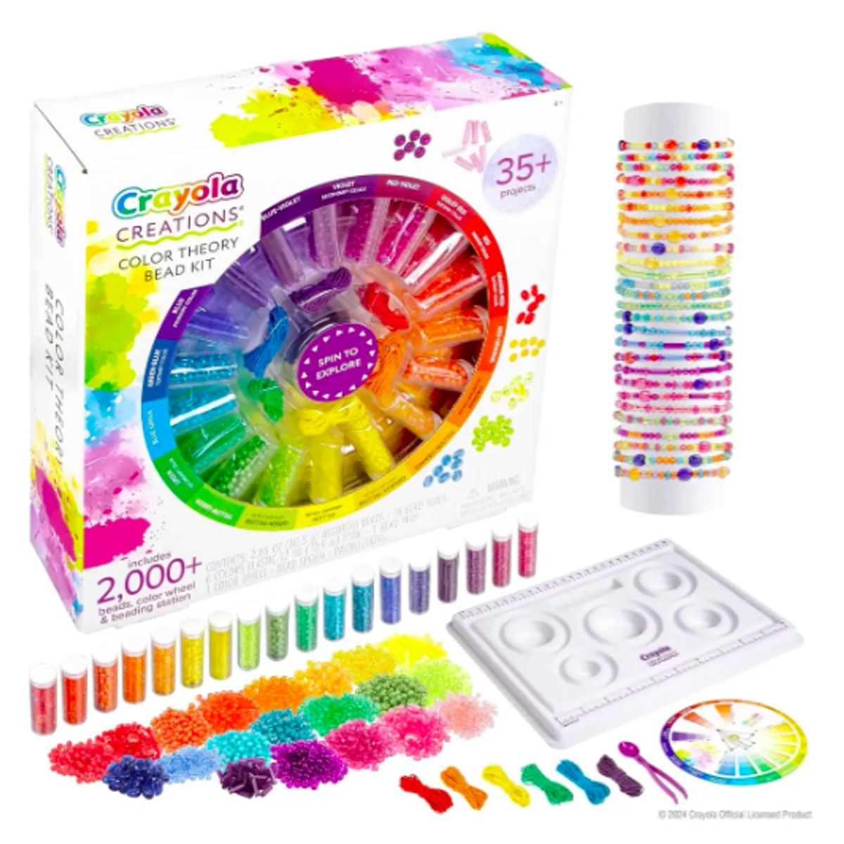 CRAYOLA - Set Para Hacer Pulseras +2000 Cuentas Fashion Angels