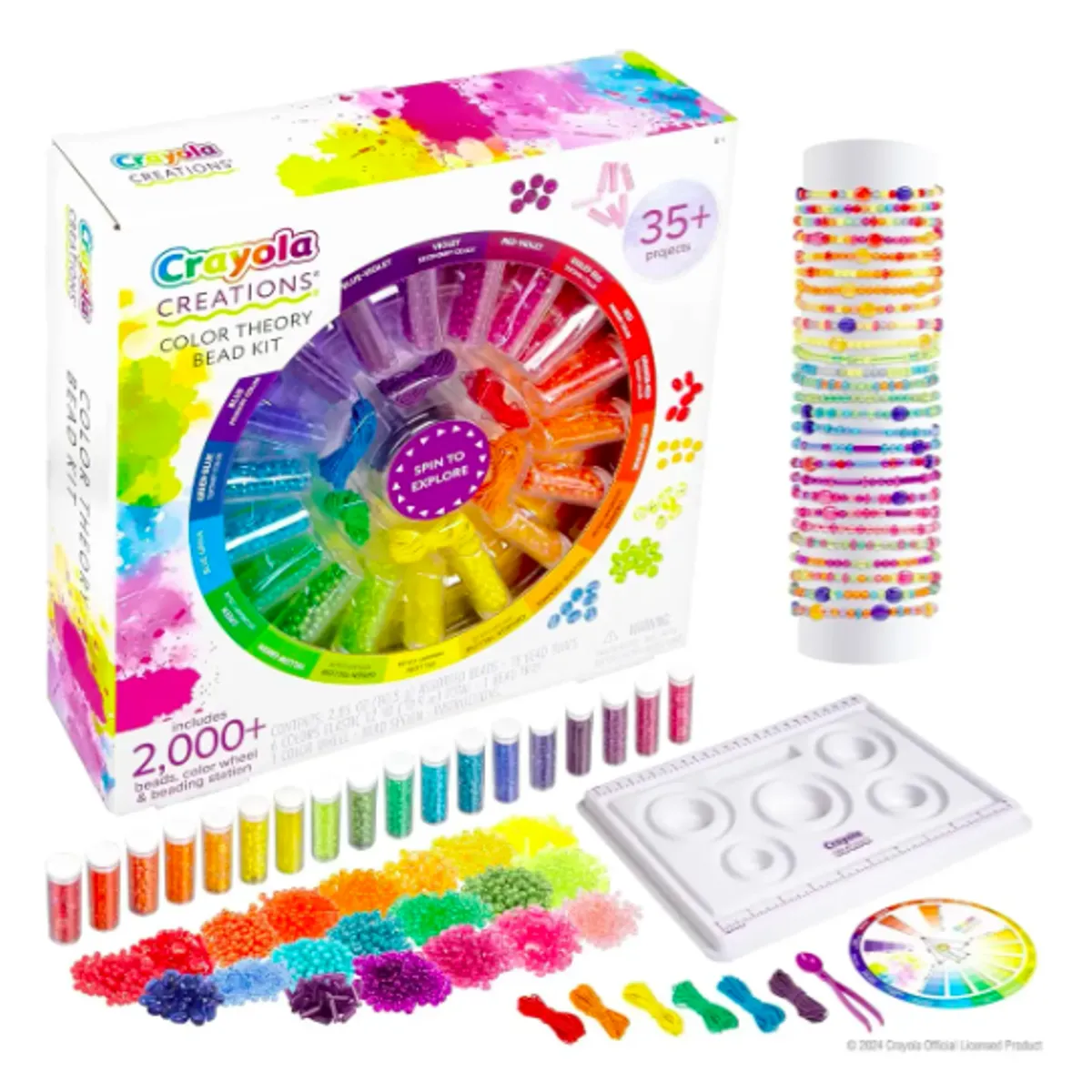 CRAYOLA - Set Para Hacer Pulseras +2000 Cuentas Fashion Angels