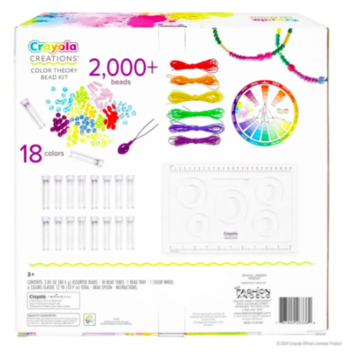 CRAYOLA - Set Para Hacer Pulseras +2000 Cuentas Fashion Angels