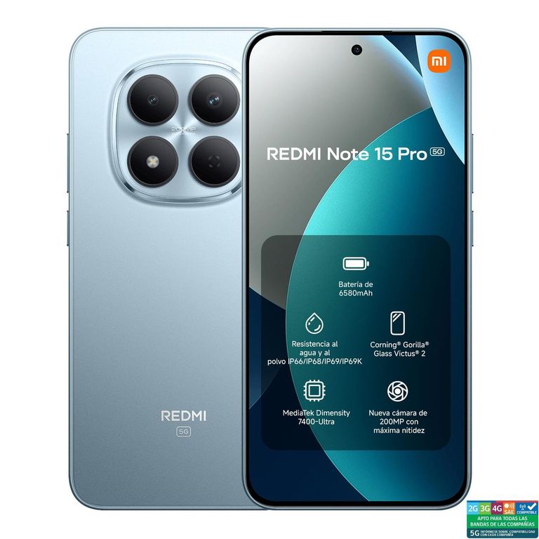 Redmi Note 15 Pro 5G 256 GB 8 GB Glacier Blue 71408