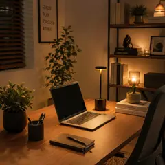 GENERICO - Lámpara de mesa decorativa inalámbrica Led recargable (set de 2 lámparas)