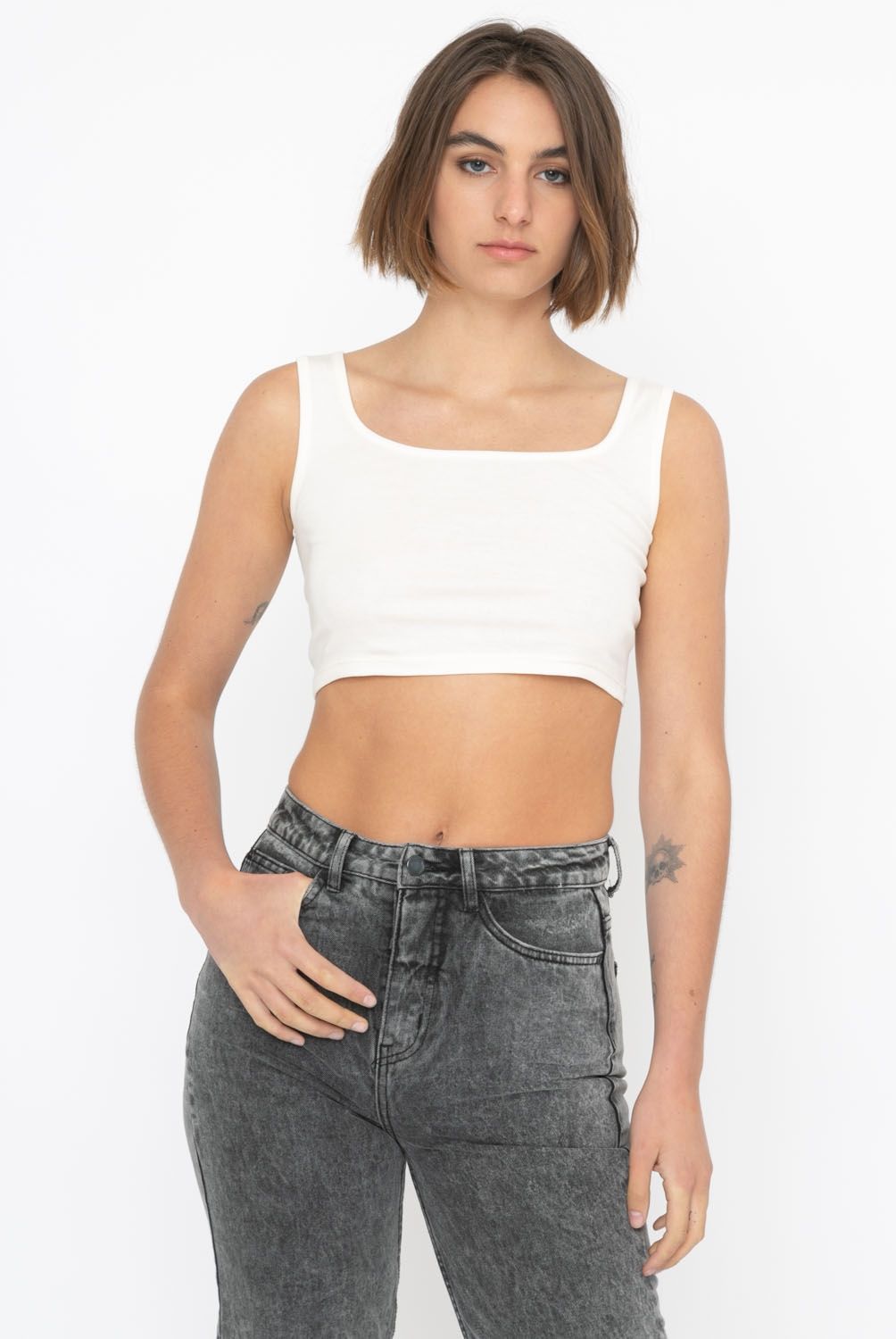 ONLY - Polera Sin Manga Algodón Mujer Only