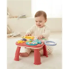 GENERICO - Mesa Musical Juguete Didáctico Bebé 2 En 1 rojo