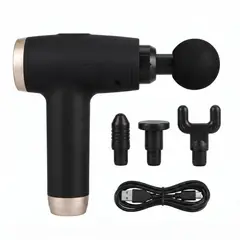 MOVI - Pistola Masajeadora Muscular Profesional 4 Accesorios 3200 RPM