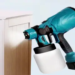 MOVI - Pistola de Pintar Eléctrica Inalámbrica Alta Potencia con 2 Baterías y Cargador