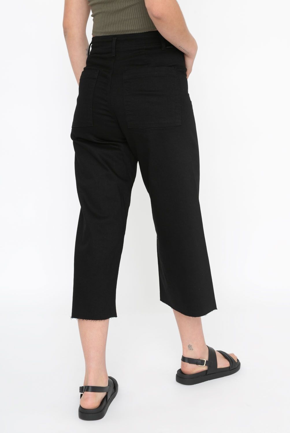 ONLY - Jeans Mom Cropped Tiro Alto Mujer Only
