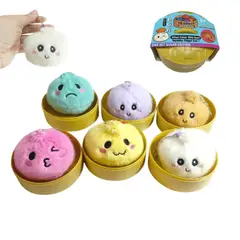 GENERICO - Peluche Squishy Dumpling Sugar Edition con Vaporera de Juguete