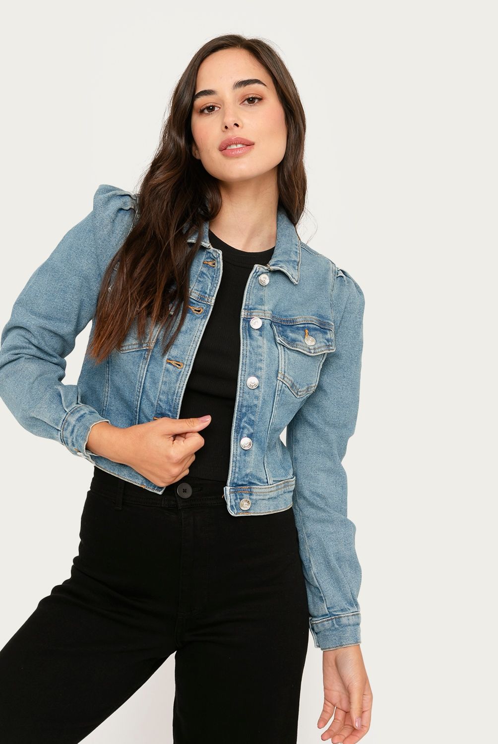 ONLY - Chaqueta de Jeans Mujer