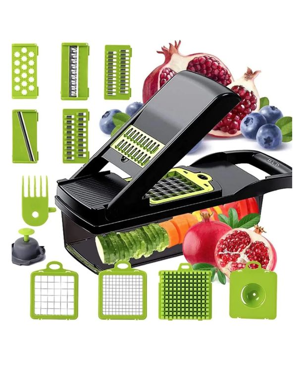 GENERICO Picatodo Picador De Vegetales Set 14pcs