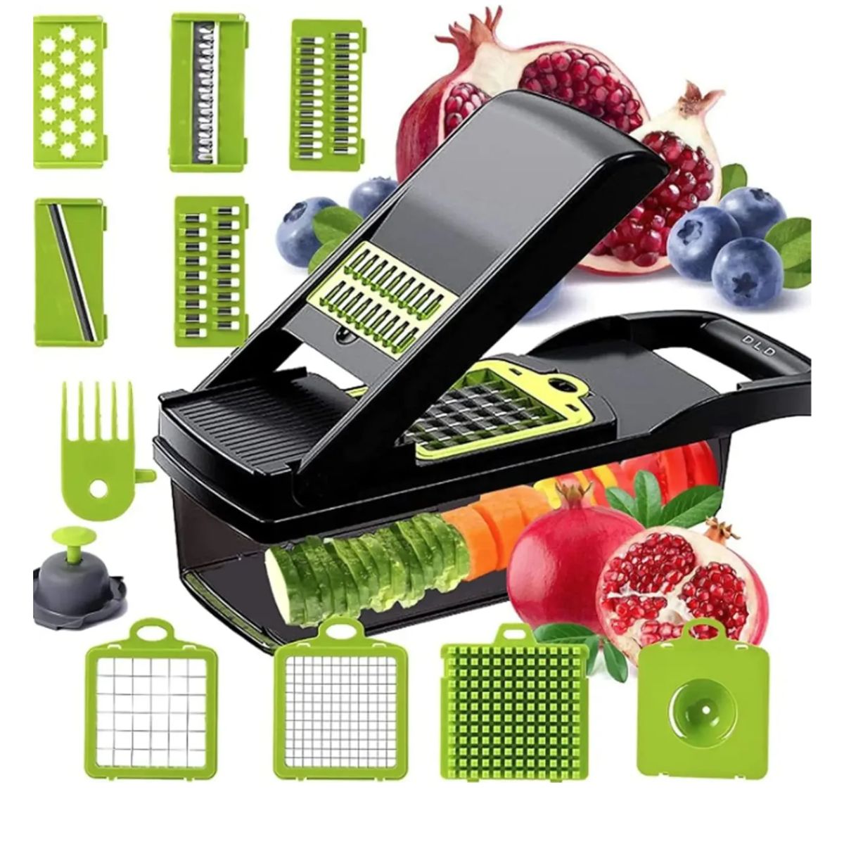 GENERICO - Picatodo Picador De Vegetales Set 14pcs