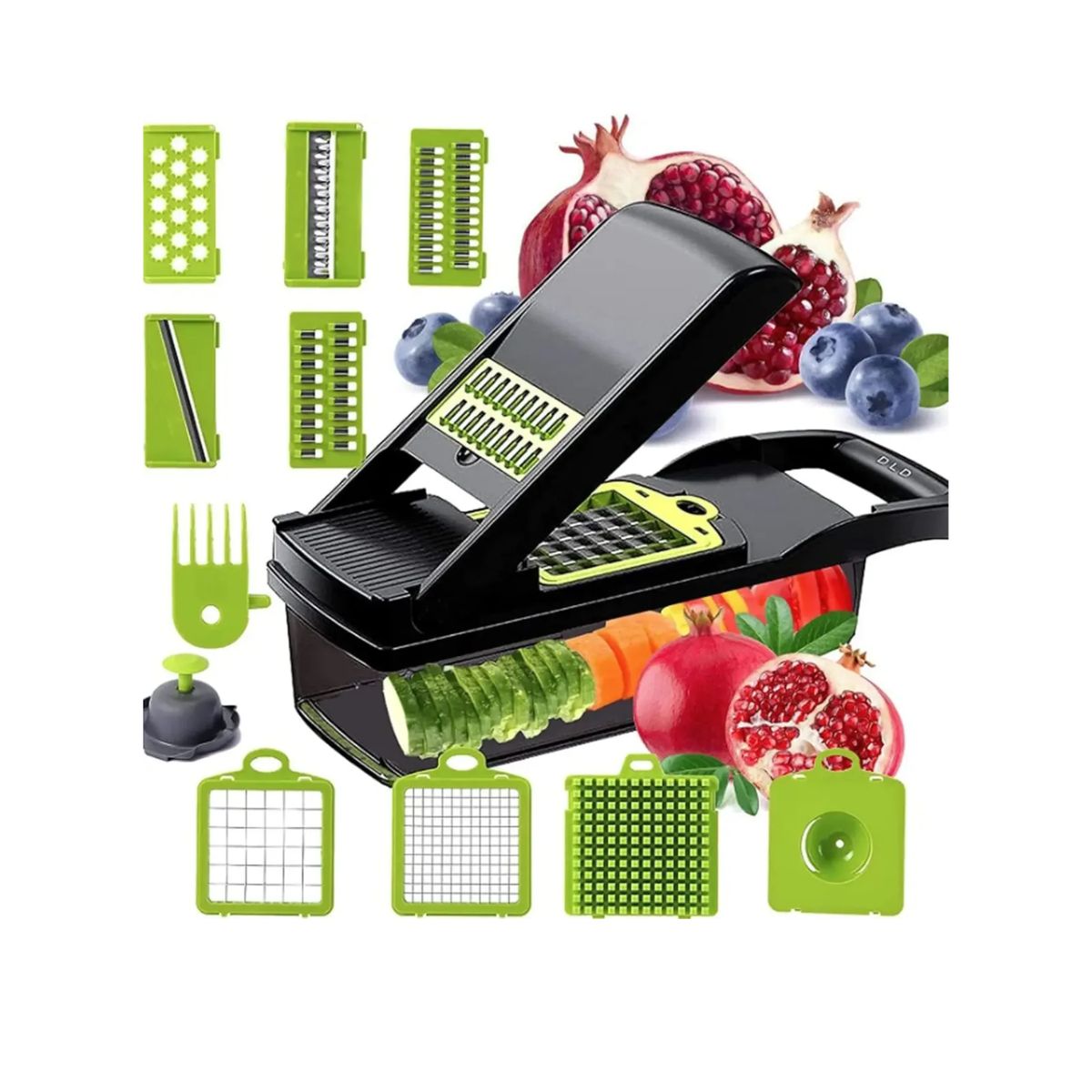 GENERICO - Picatodo Picador De Vegetales Set 14pcs