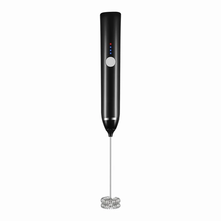 Batidor de Café y Espumador de Leche Eléctrico USB - Mini Mixer Recargable de 3 Velocidades