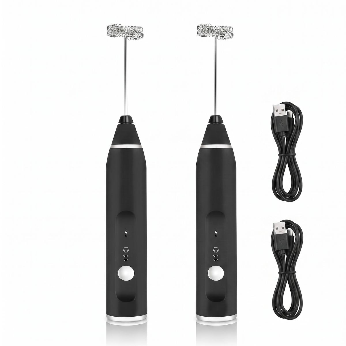 MOVI - Pack 2 Batidores de Café y Espumadores de Leche Eléctricos USB