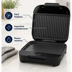 OSTER - Sandwichera Electrica Grill Panini Antiadherente CKSTSM400