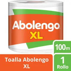 ABOLENGO - Toalla De Papel XL Rollo Gigante 1 Un 100 Mt