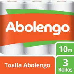 ABOLENGO - Toalla De Papel 3 Un 10 M