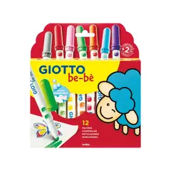 GIOTTO - Marcadores de Colores Bebé set 12 Marcadores
