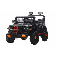 KIDSCOOL - Auto A Batería Todoterreno Negro 4x4 APP Control Remoto