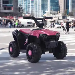 AUCKLAND OUTDOOR - Moto Batería Eléctrico Infantil Hawk Fucsia Juguete