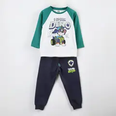 PAW PATROL - Conjunto Niño Raglan Blanco