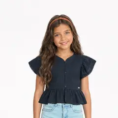 EXCEPTION - Blusa Bambula Niña