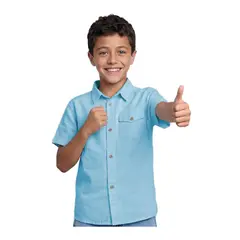 EXCEPTION - Camisa Algodón Lino Niño