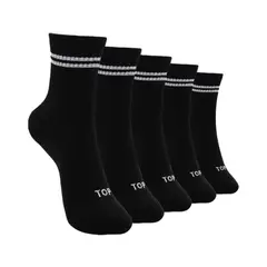 TOP - Calcetines Niña Deportivos Largos Pack 5 Con Lurex C2