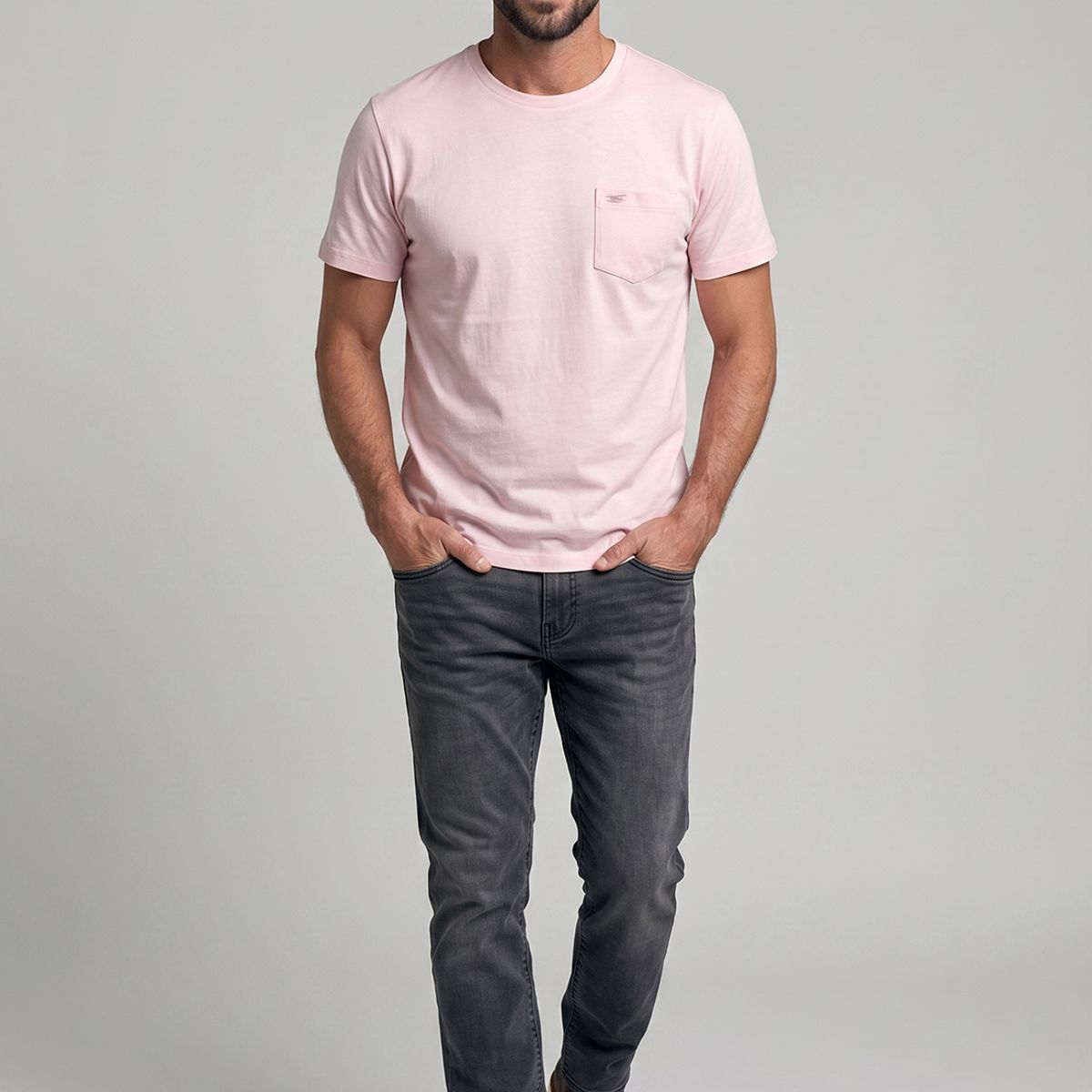 FEROUCH - Polera Houston Lt Pink Fw26 Ferouch