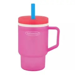 INFANTINO - Vaso Antiderrame Bombilla My 1st Tumbler 266ml Frambuesa