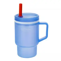INFANTINO - Vaso Antiderrame con Bombilla My 1st Tumbler 266ml Azul