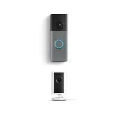 RING - Camara Battery Doorbell Indoor Cam Plus