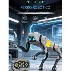 GENERICO - Perro Robot Juguete de Control Remoto Control por Voz con Aplicación