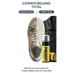 GENER - Kit Limpieza Zapatillas Espuma Limpiadora Blanqueadora