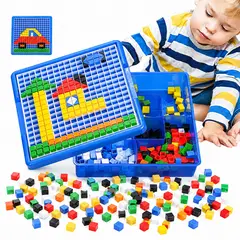 GENERICO - Puzle Educativo Preescolar Niños, Rompecabezas Tipo Pixeles